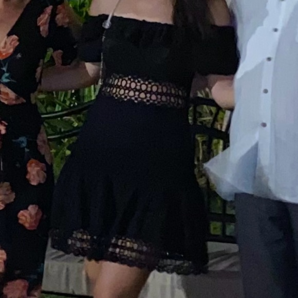 Free People Lace Mini Off-Shoulder Dress - Picture 11 of 14